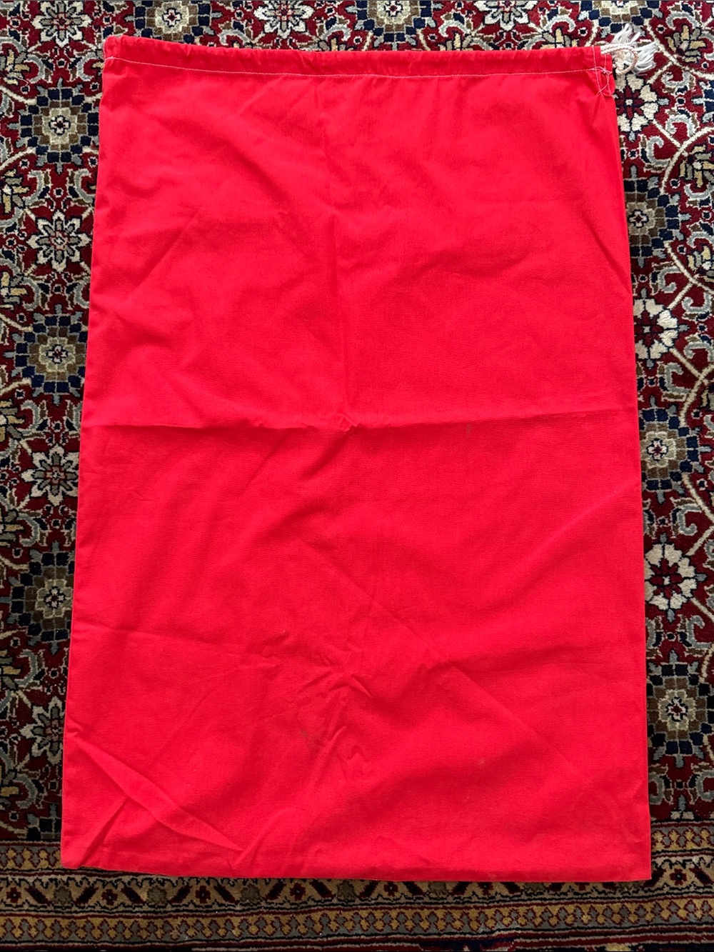 Bright Red Drawstring Laundry/Storage Bag - Picture 2 of 10